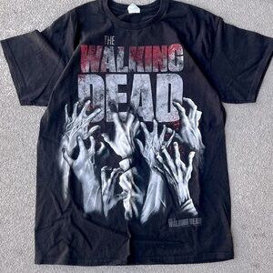 The Walking Dead Black Short Sleeve Top in Mens Medium